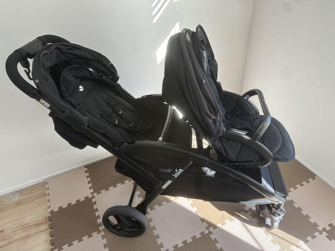 【美品】Joie ジョイー エヴァライトデュオ 二人乗りベビーカー