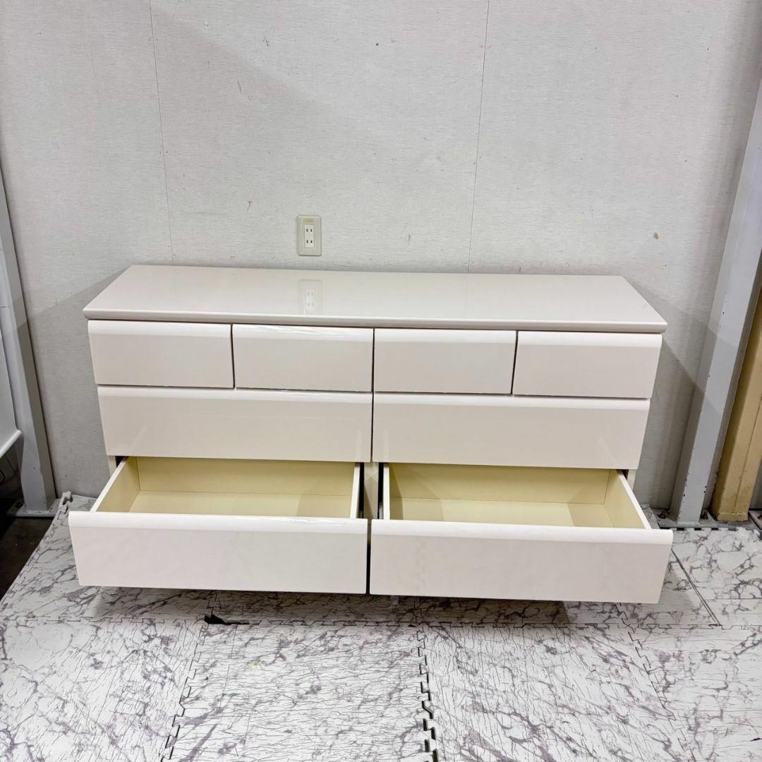 21282 幅150cm 3段衣類収納ローチェスト ESV-46
