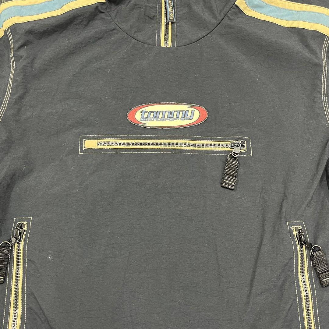 90s Tommy hilfigerリバーシブル ナイロン フリース ジャケット 画像3