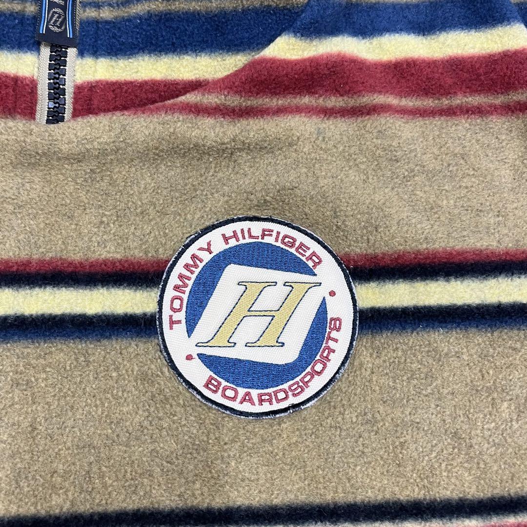 90s Tommy hilfigerリバーシブル ナイロン フリース ジャケット 画像7