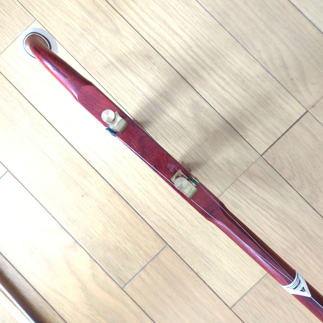 未使用紅木人工皮二胡セット赤 本蛇革紅木二胡と音色、音量は同じです!!