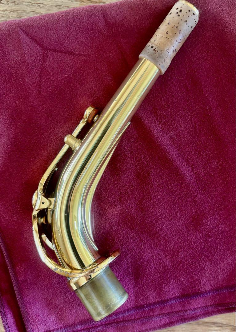 YAMAHA Customアルトサックスネック AG1ゴールドラッカー仕上げ