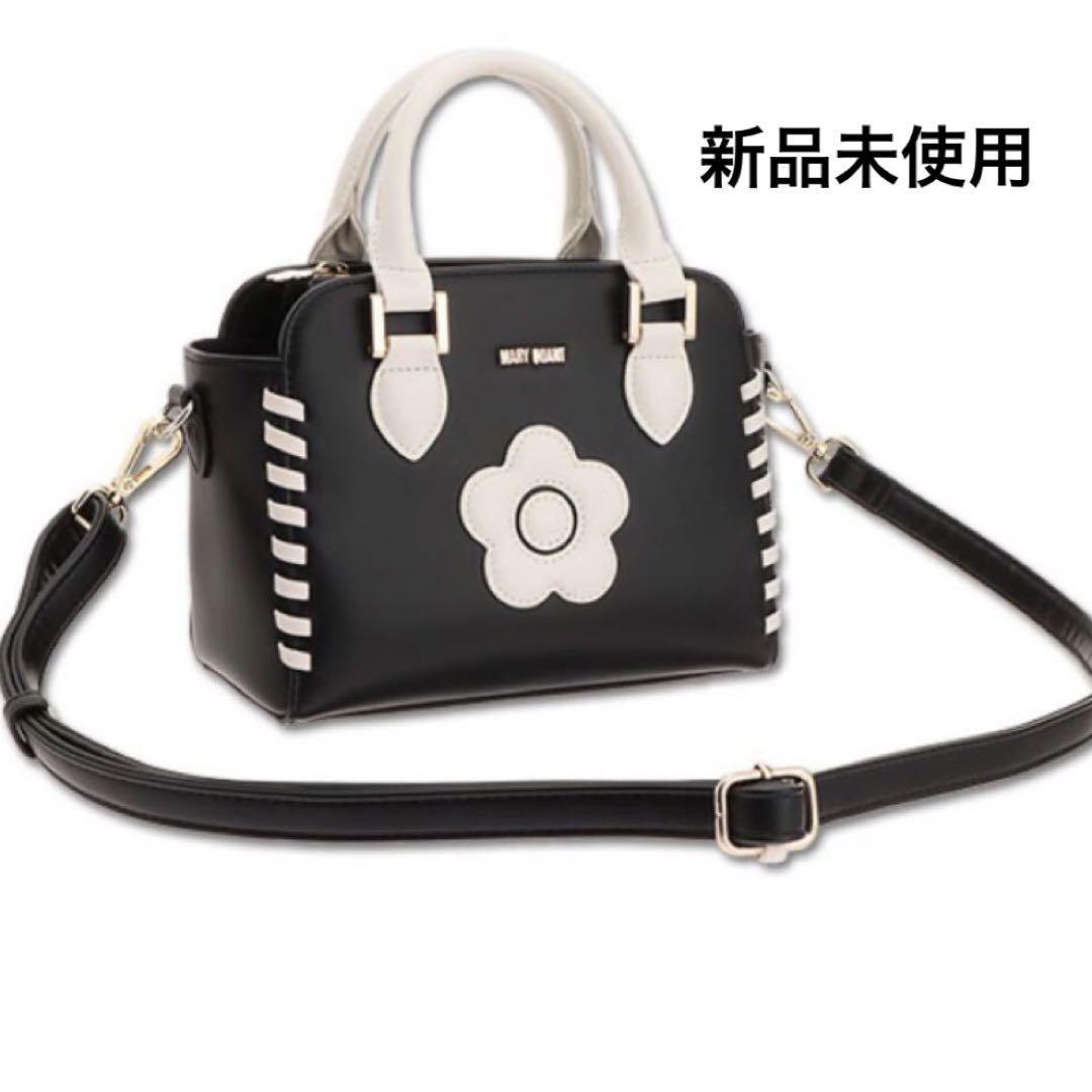 新品✨MARY QUANT かがりステッチデイジー 2WAYミニトート