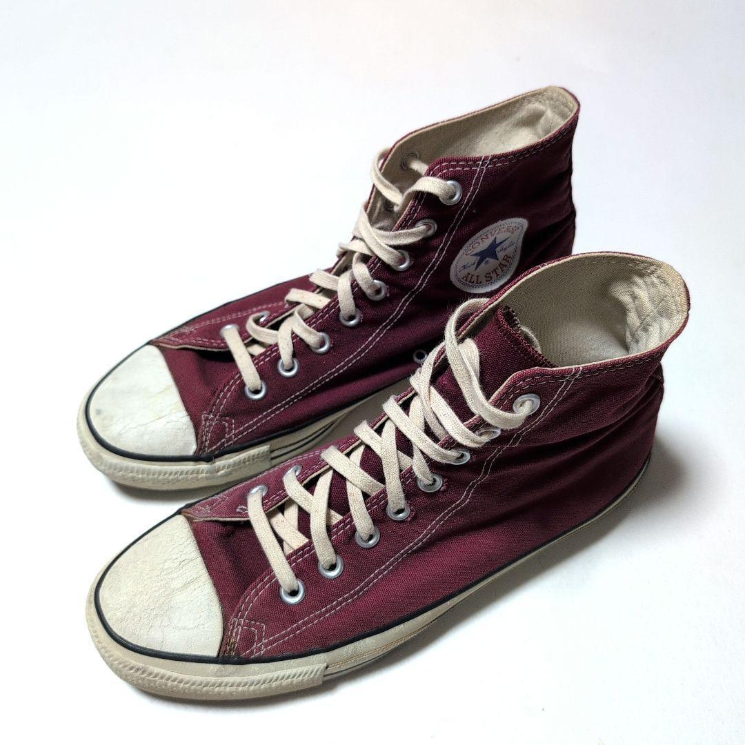 USA製 90年代 converse ALLSTAR MAROON サイズ9