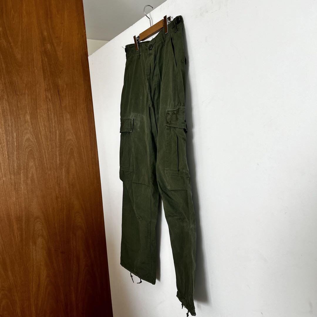 60s US ARMY 3rd ジャングルファティーグパンツ M/R ノンリップ