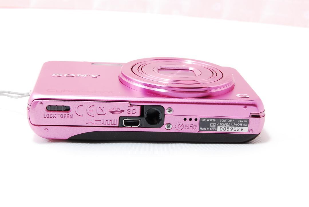 〓コンデジ・ピンク〓ソニー SONY Cyber-shot DSC-WX220