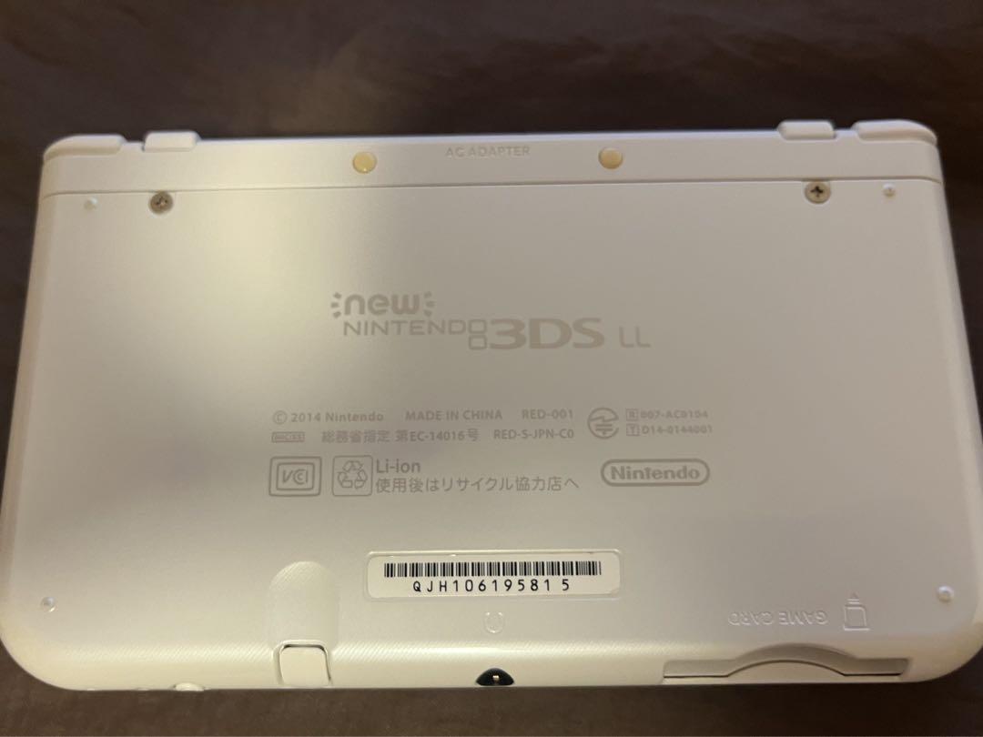 New Nintendo 3DS LL パールホワイト おまけカセット付き 画像5