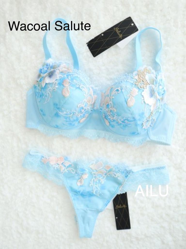 【新品】☆Wacoal Salute☆ ブラ&ソング 91G ラブコメディ