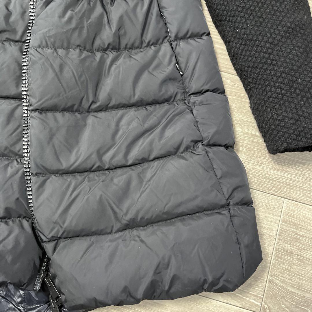 HERNO 38サイズ ウール切替 ダウンコート PI0822D 正規品