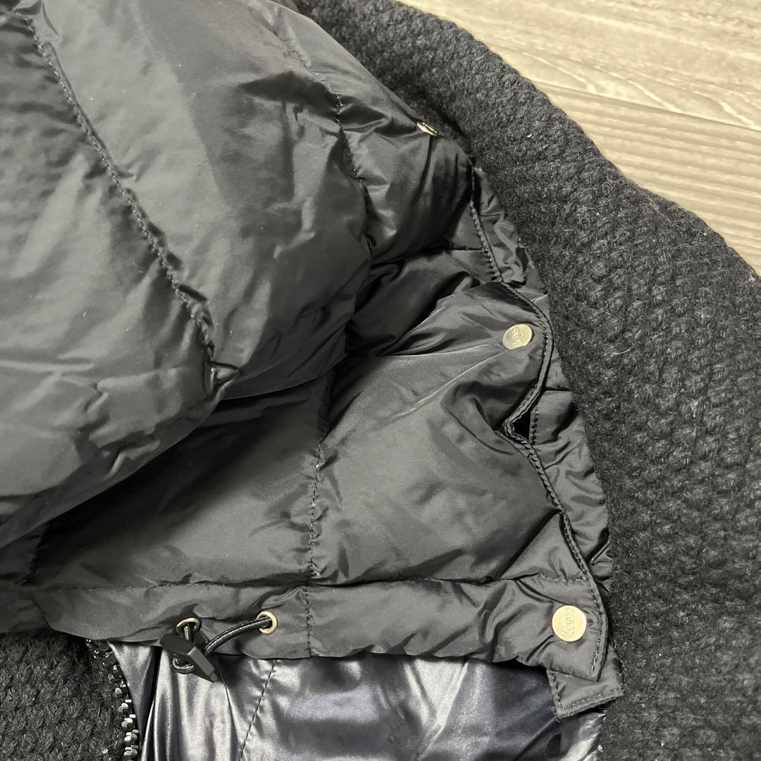 HERNO 38サイズ ウール切替 ダウンコート PI0822D 正規品