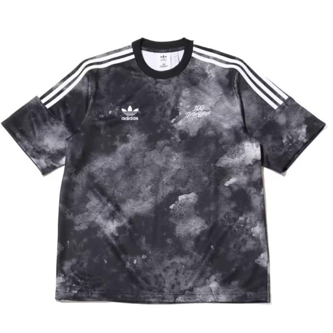 セール ◆ adidas × 100 THIEVES ◆ ジャージー Tシャツ◆ Adidas Originals x 100 Thieves 2024 Primary Jersey