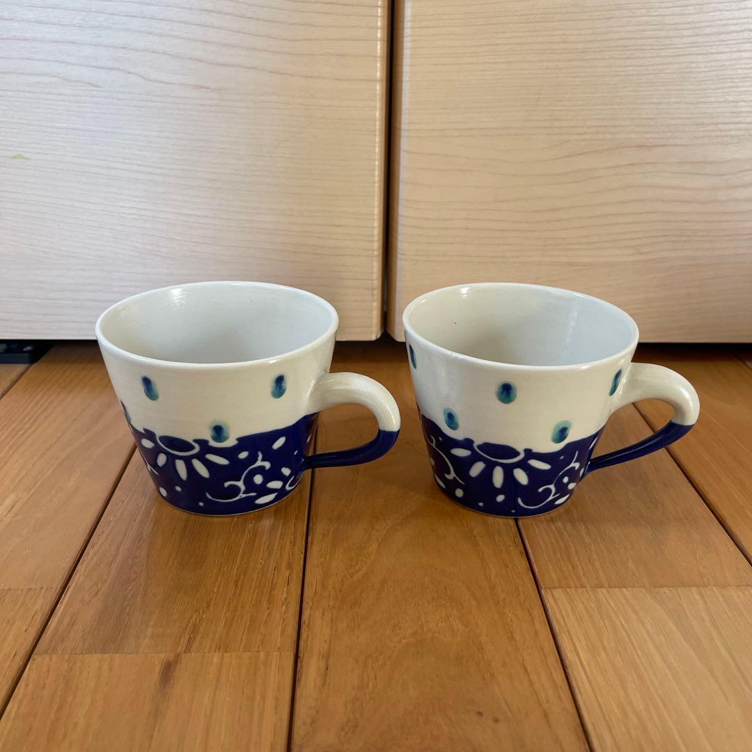 やちむん 高江洲陶磁器 マグカップ 2個