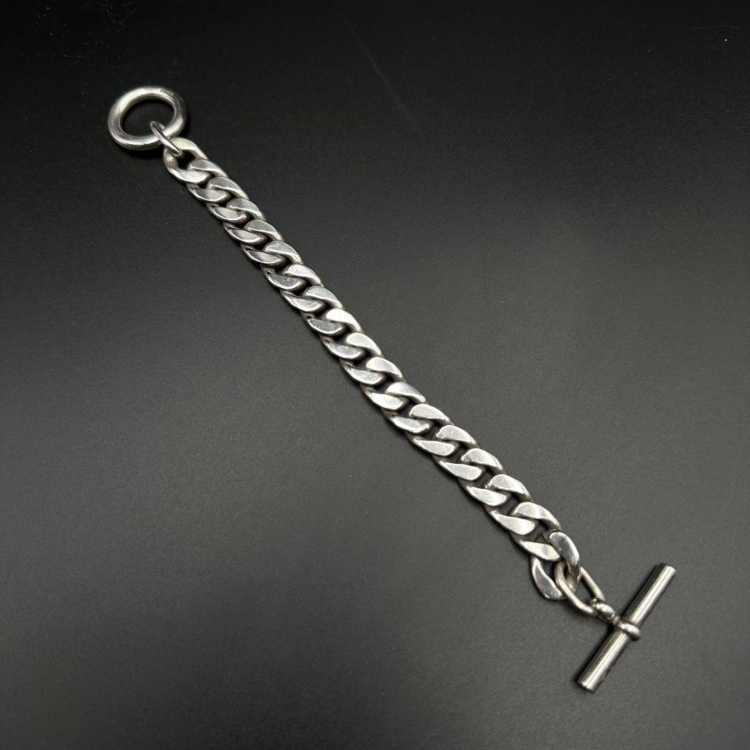 LAVER 11MM CURB CHAIN T BAR ブレスレット　TAXCO
