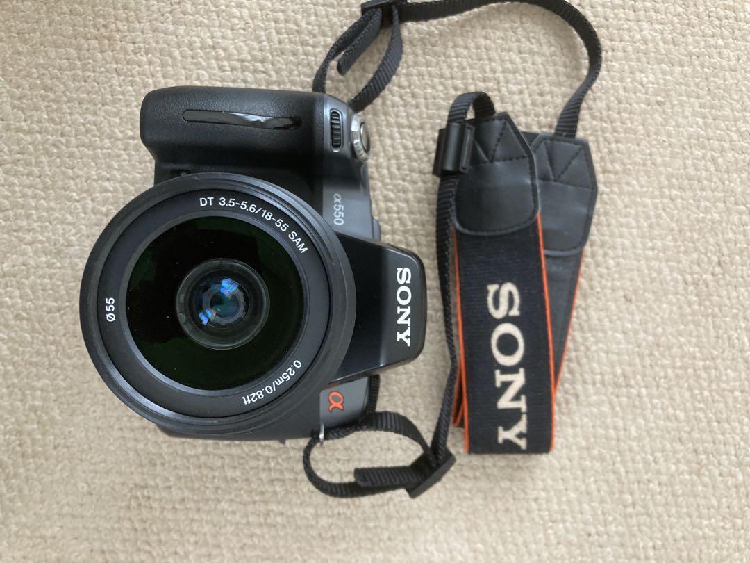 SONY α550 デジタル一眼レフカメラDT18-55mmレンズ