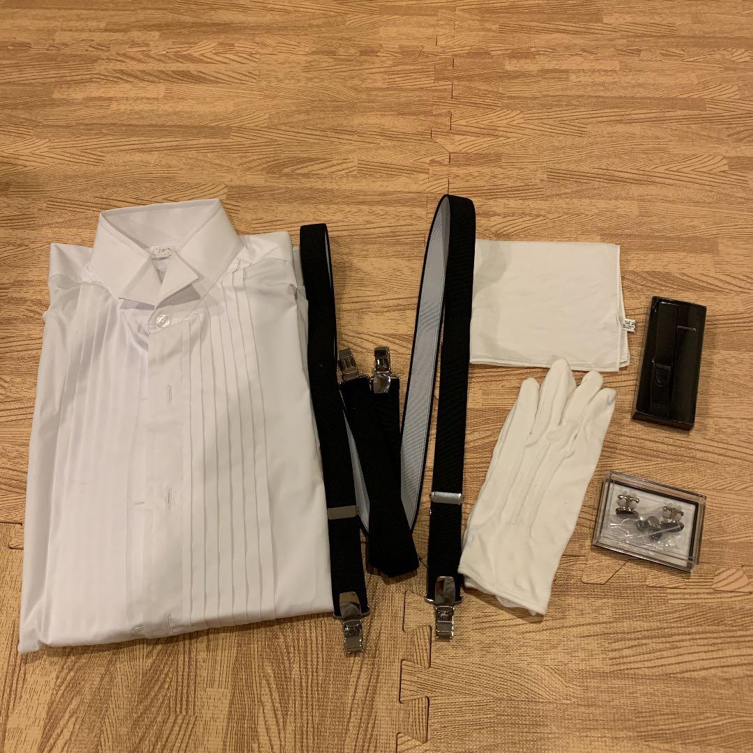 ウィングカラーシャツ 新郎 ウエディング 純正新作 メンズ