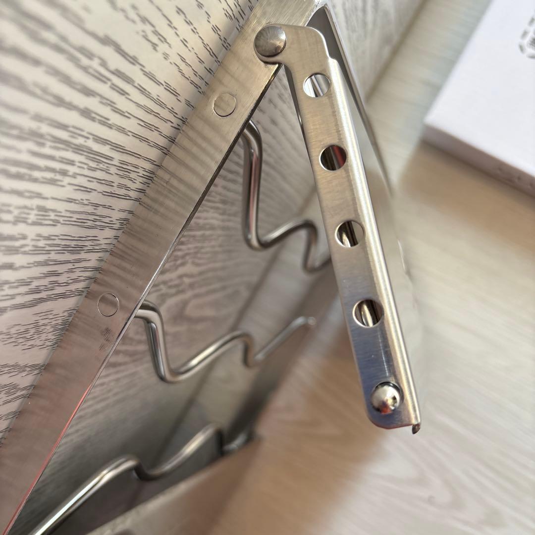 NANGOGEAR風防板付き グリル スタンド 高さ6段調整機能付 アジャスタ NANGOGEAR風防板付き グリル スタンド 高さ6段調整機能付 アジャスタ