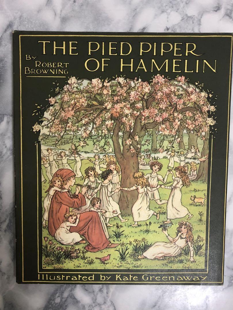 ハーメルンの笛吹き男ケイト・グリーナウェイアンティーク絵本洋書