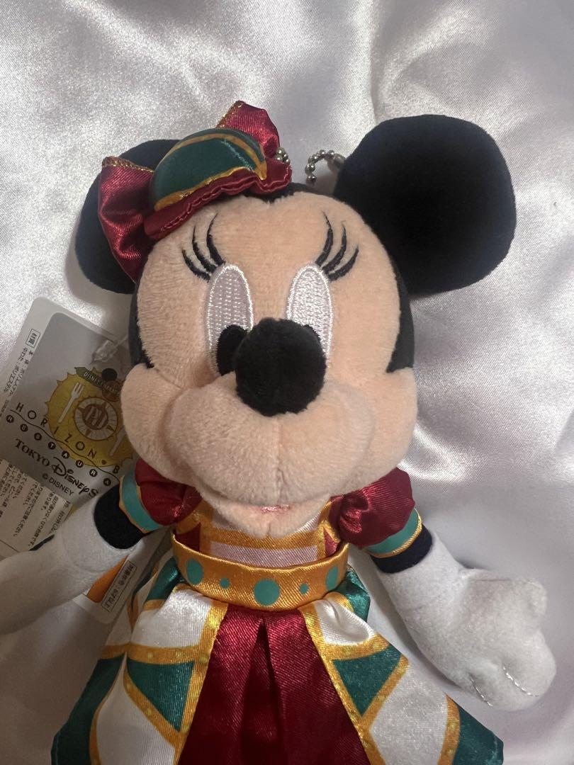 ディズニー ミニーマウス ぬいぐるみバッジ 画像2