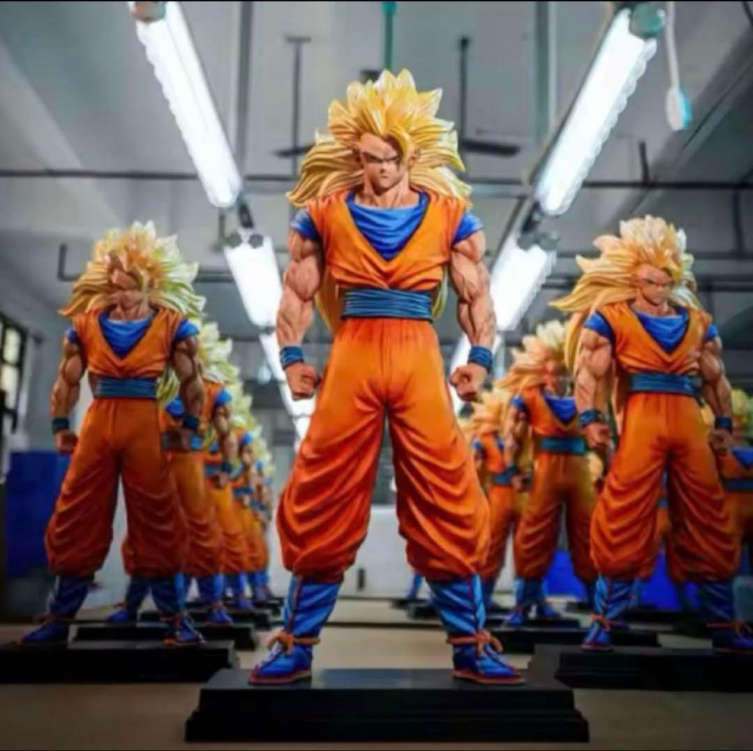 ドラゴンボール　SSJ3 孫悟空 ガレージキット フィギュア　2点セット