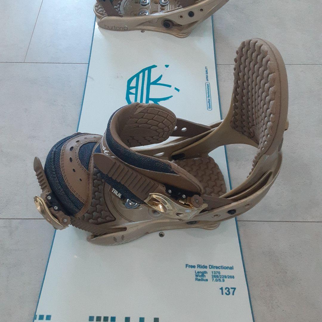 XGAMES スノーボード2点セット137 バートンSTILETTOビンディング
