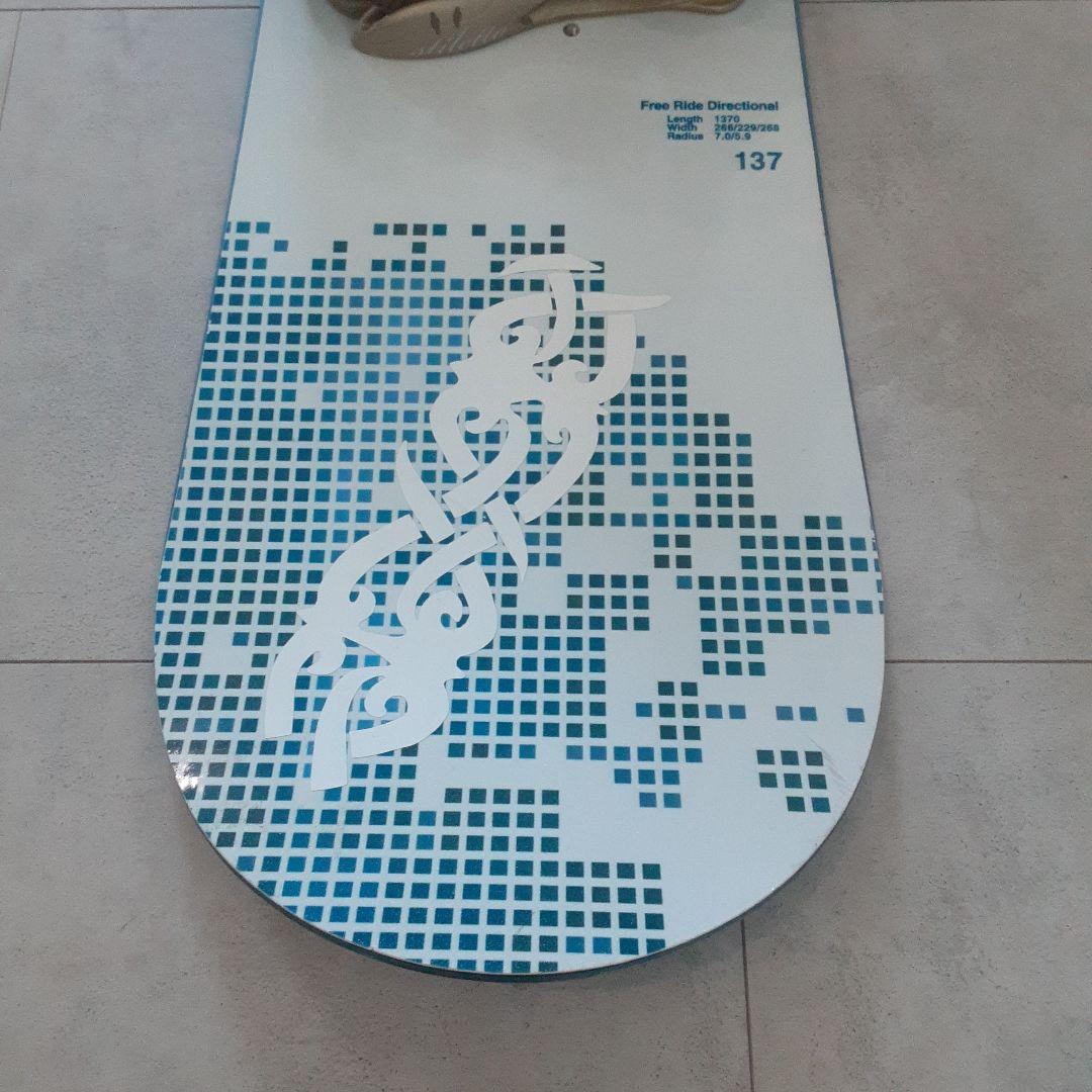 XGAMES スノーボード2点セット137 バートンSTILETTOビンディング