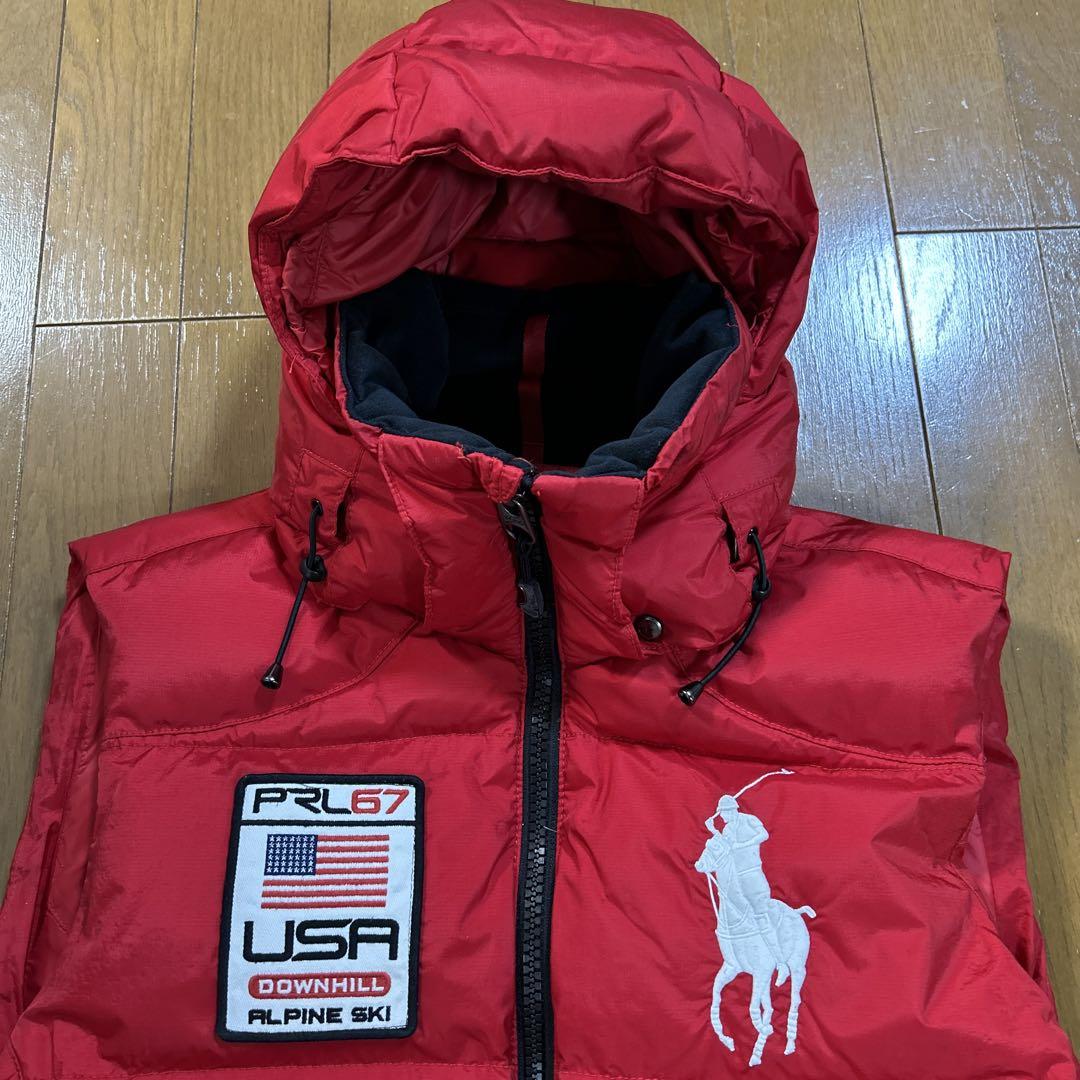 Polo Ralph Laurenメンズ　ビッグポニー　ダウンべスト