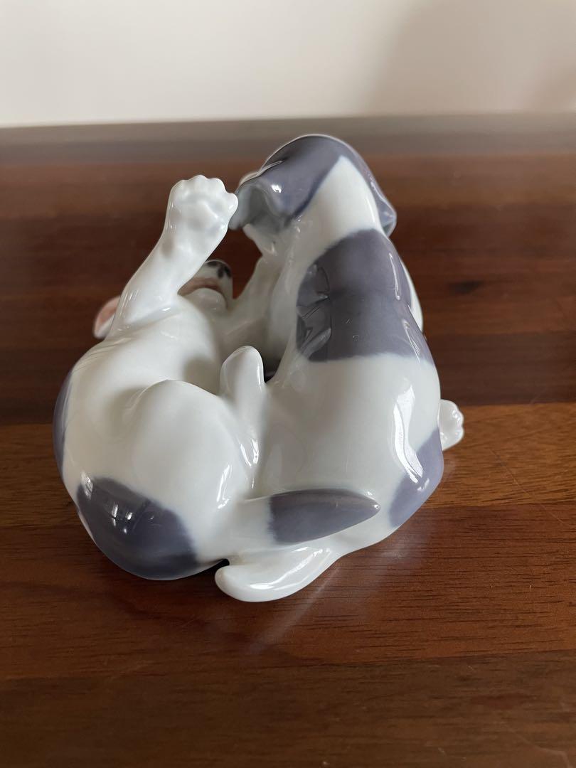 ロイヤルコペンハーゲン 犬の陶器フィギュア 2点セット 美品ヴィンテージ品