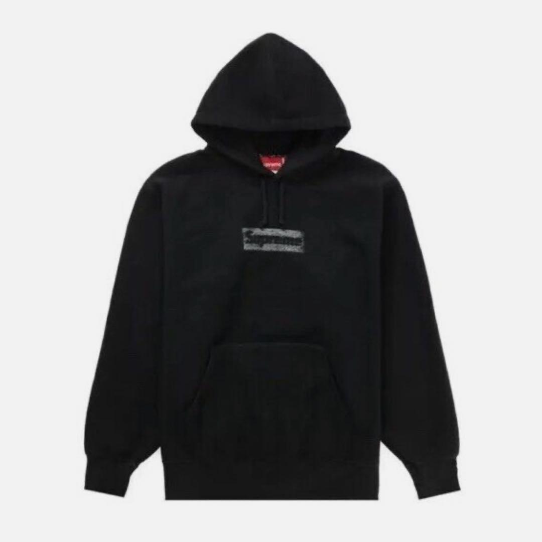 Inside Out Box Logo Hooded Sweatshirt