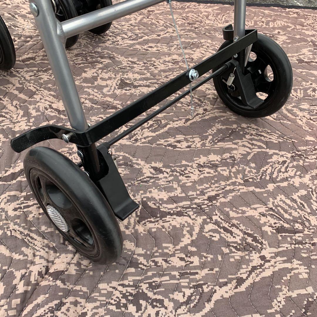 美品　幸和製作所 シルバーカー SICP02 シプール (チェックブラック)