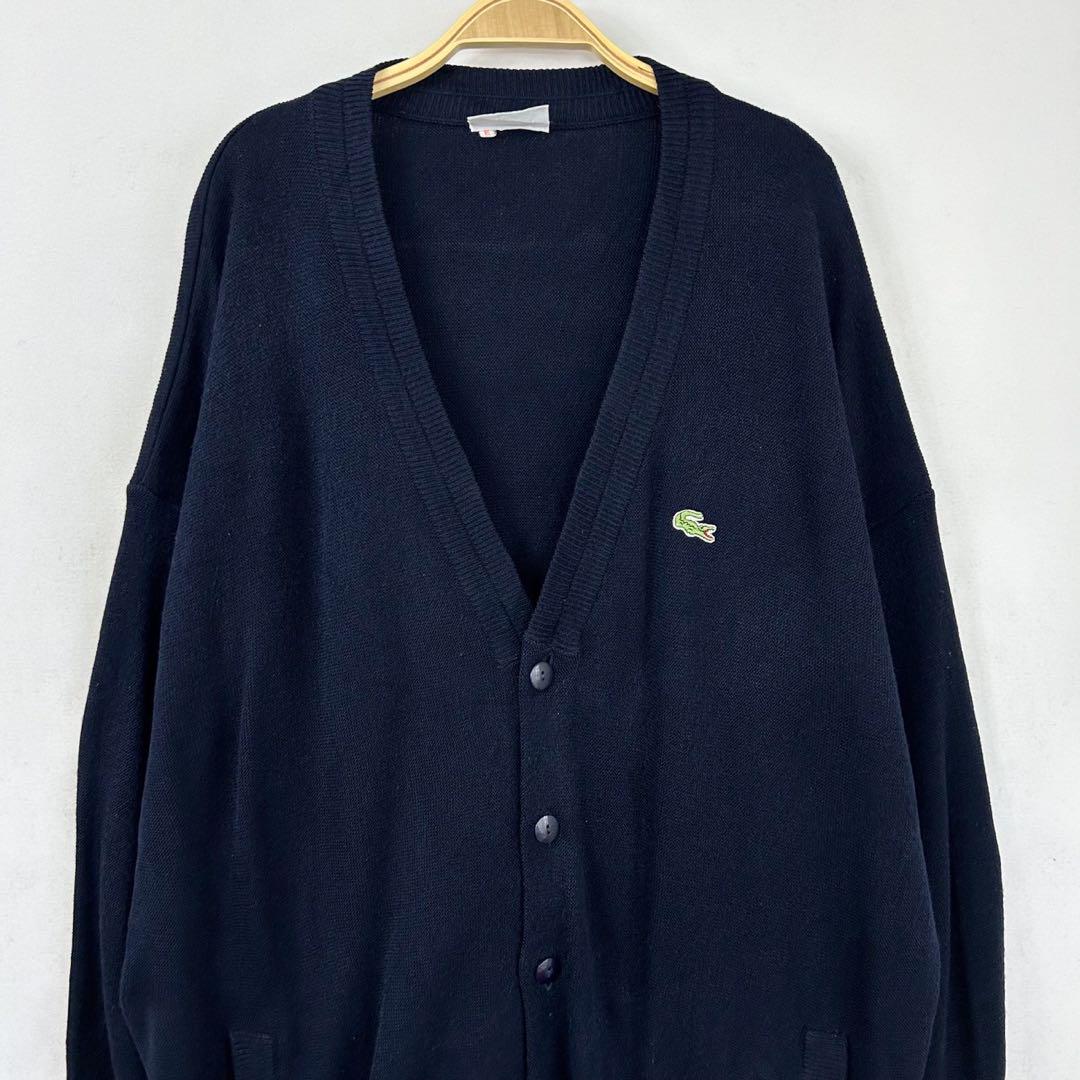 スペイン製 LACOSTE ラコステ アクリル ニットカーディガン S10b.