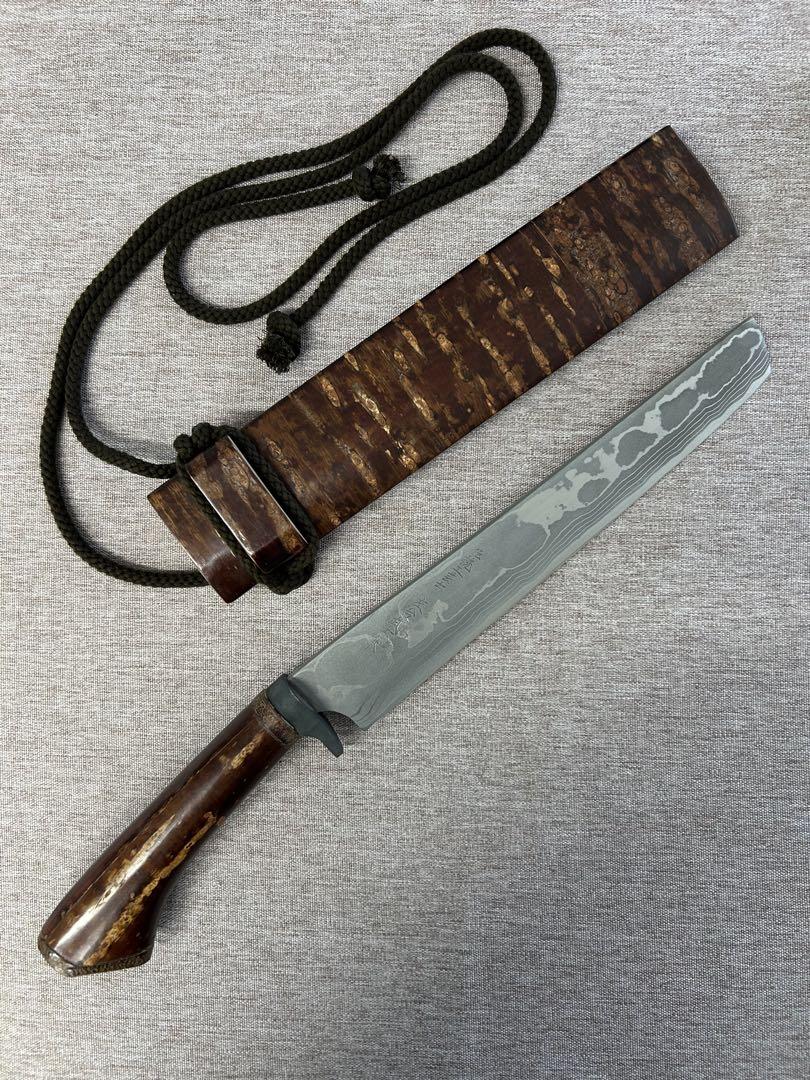 佐治武士 作 両刃ナタ 飛鳥240 アウトドア 斧 薪割り ナイフ
