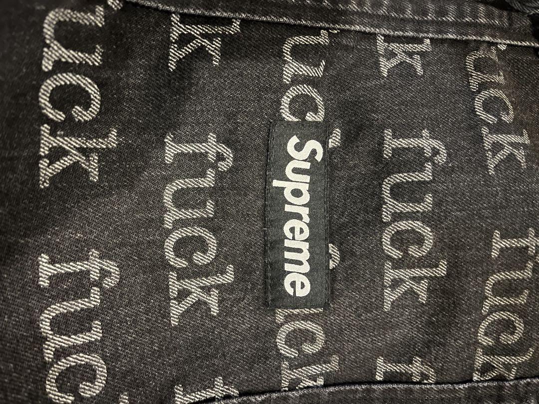Supreme トートバッグ 黒 レア　fuck