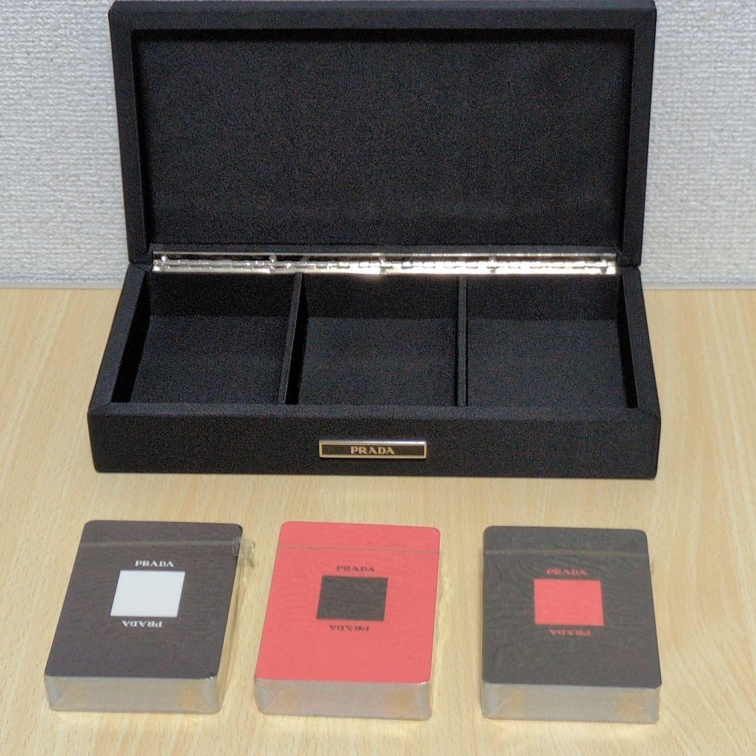 【新品未開封】PRADA プラダ トランプ 3種類セット ケース付 激レア 希少