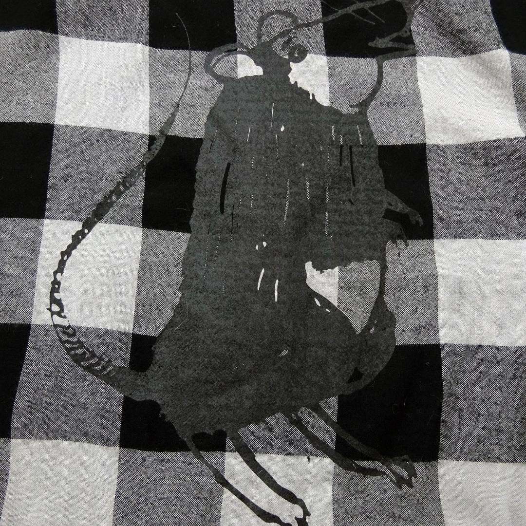 UNDER COVER アンダーカバー RATRA 鼠トートバックかばんチェック UNDER COVER アンダーカバー RATRA 鼠トートバックかばんチェック