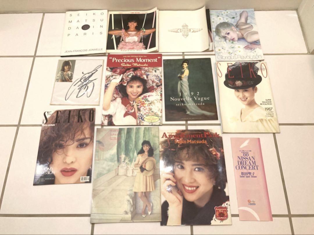 松田聖子　写真集　フォトブック　フォトエッセイ　サイン他　セット