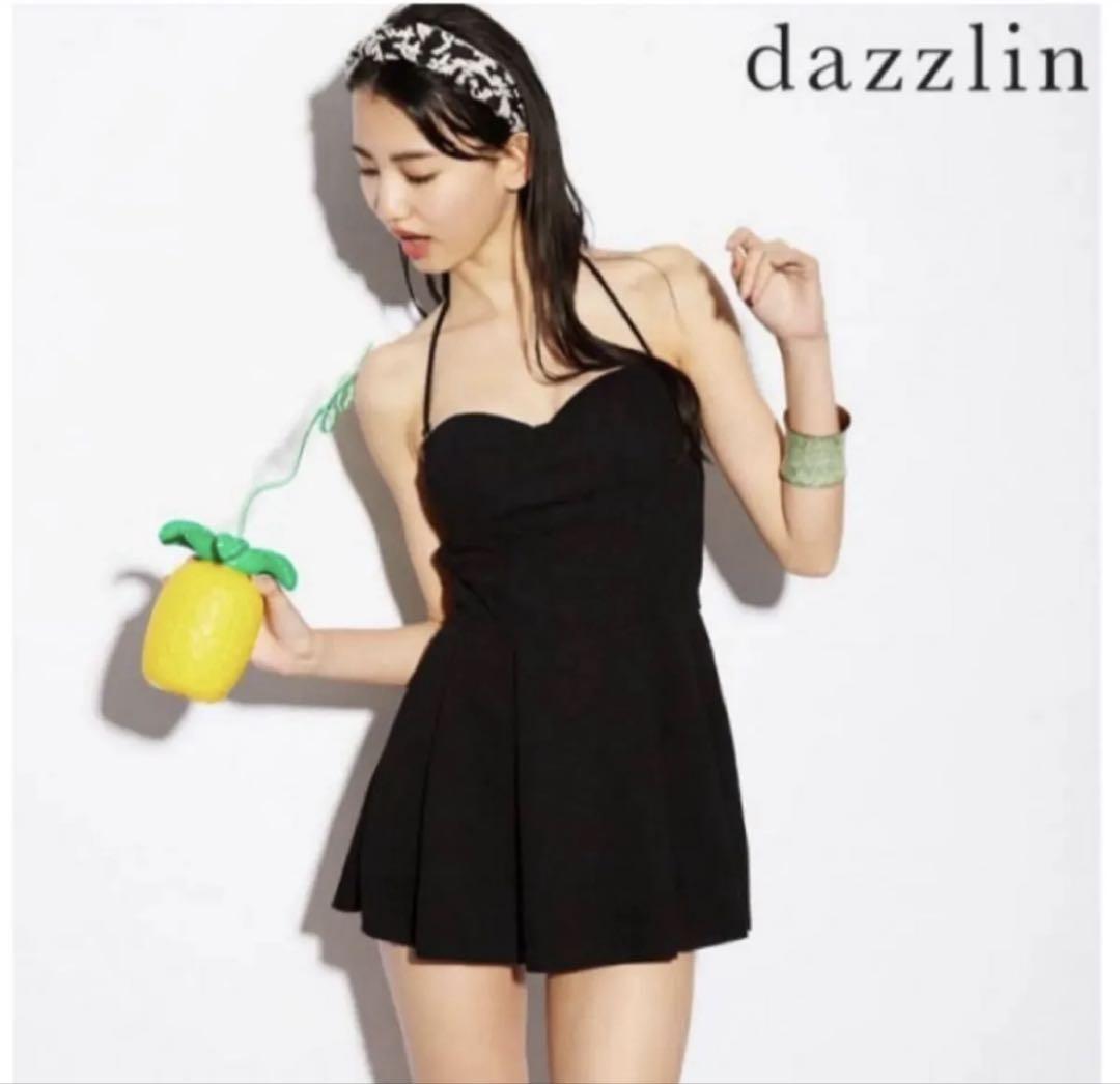【dazzlin】無地　ワイヤーパット ワンピース水着　 9号