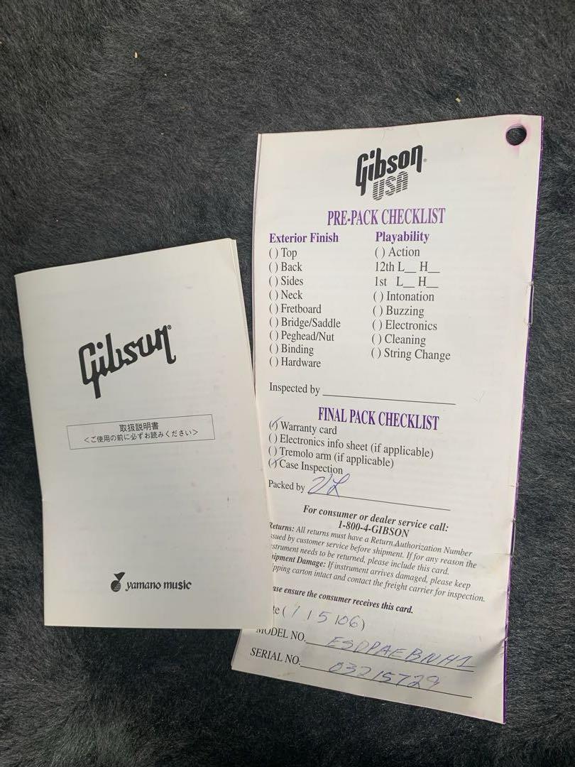 Gibson ES-335 Dot BIGSBY B7取付け 2005年製