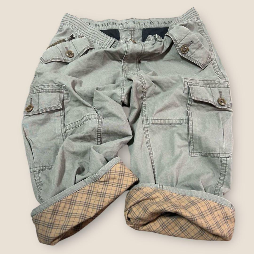 BURBERRY BLUE LABELバーバリーブルーレーベル カーゴパンツLL