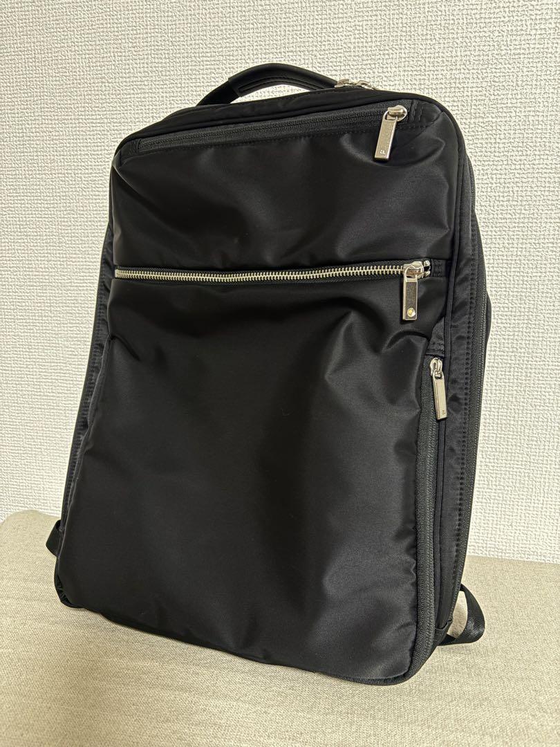 Ace. ブラックナイロンリュック