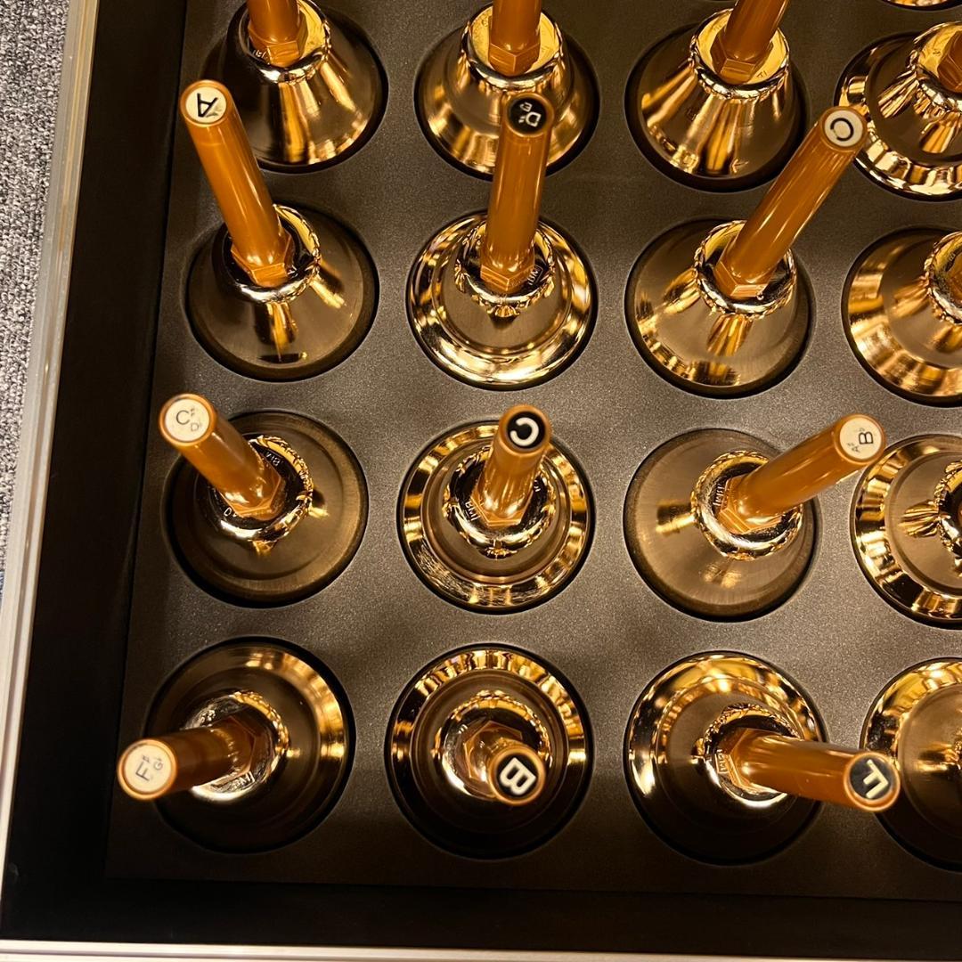 【中古】UCHDA ウチダ ハンドベル 30音セット MB-C23・MB-S23 画像2