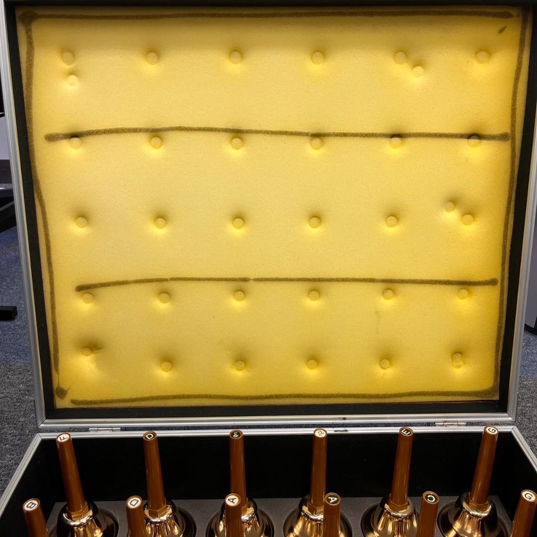 【中古】UCHDA ウチダ ハンドベル 30音セット MB-C23・MB-S23 画像7
