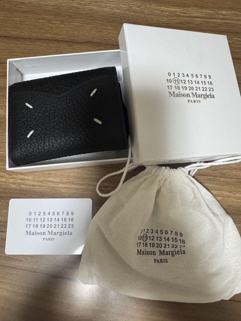 Maison Margiela ブラック 三つ折り財布