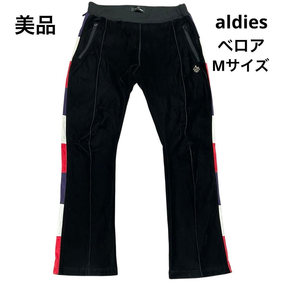 ✨美品✨aldiesアールディーズ ベロア ストレートパンツ イージーパンツM 5,739円