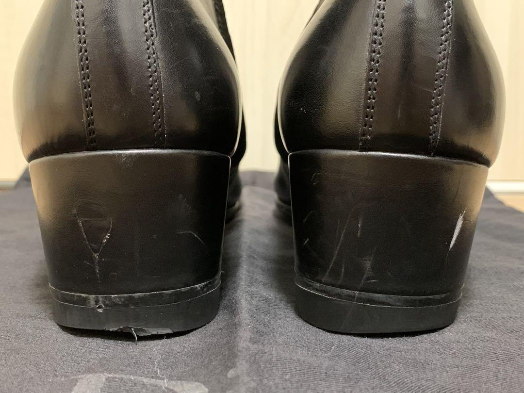 DIOR HOMME レザーヒールブーツ ブラック ディオールオム
