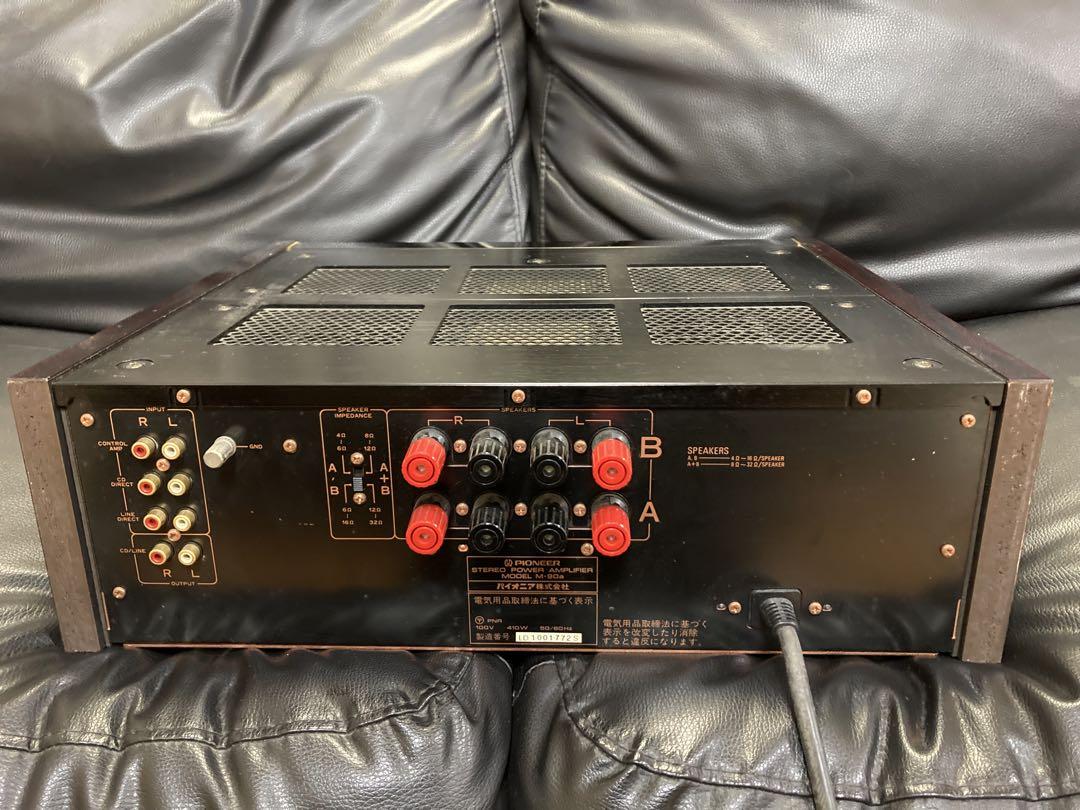 PIONEER パワーアンプM-90aパイオニア　ステレオパワーアンプ PIONEER パワーアンプM-90aパイオニア ステレオパワーアンプ