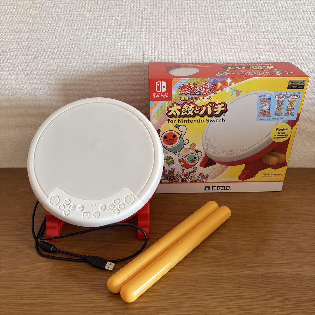 美品　SW 太鼓の達人専用コントローラー、太鼓の達人ソフトセット Amazon.co.jp: 【任天堂ライセンス商品】太鼓の達人専用