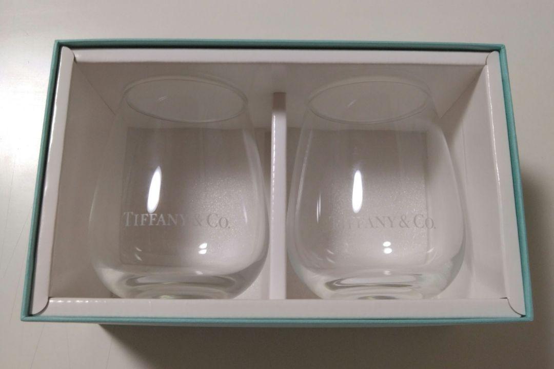 【新品未使用】Tiffany & Co. タンブラーグラス 2個セット ドイツ製