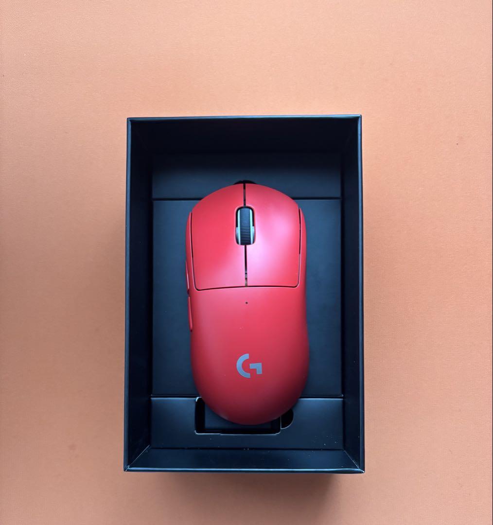 logicool PRO X SUPERLIGHT ワイヤレスマウス レッド