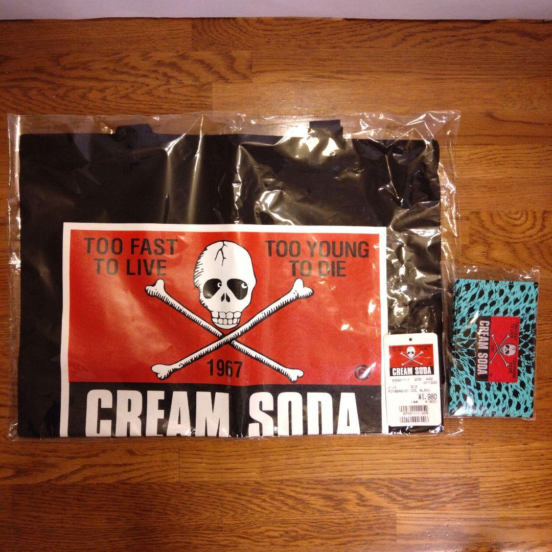 CREAM SODA 　トートバッグとパスケースのセット