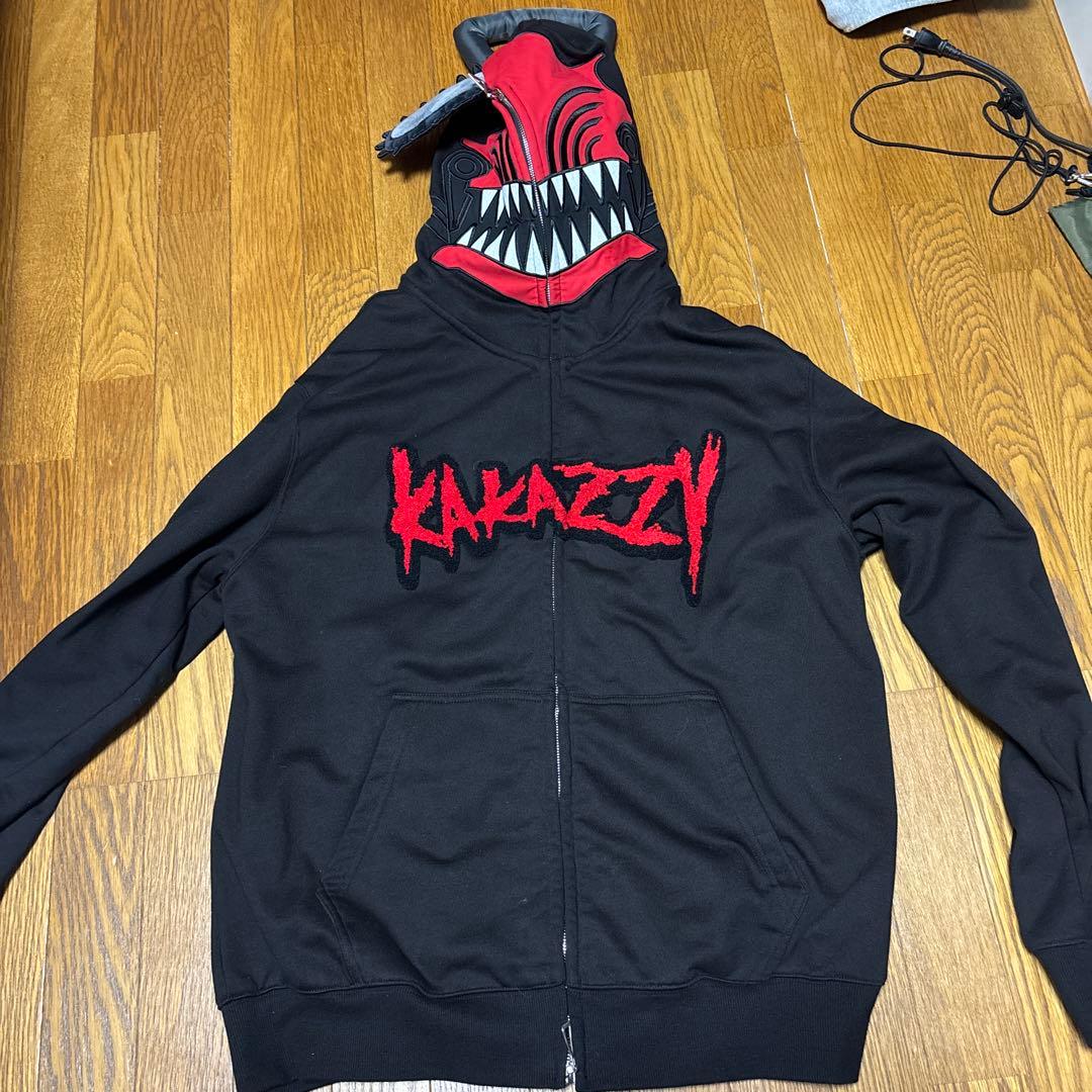 KAKAZZY ブラック パーカー